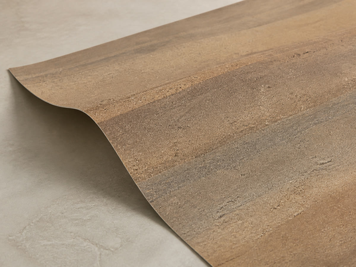 Rammed-Earth-Look Flexible Stone