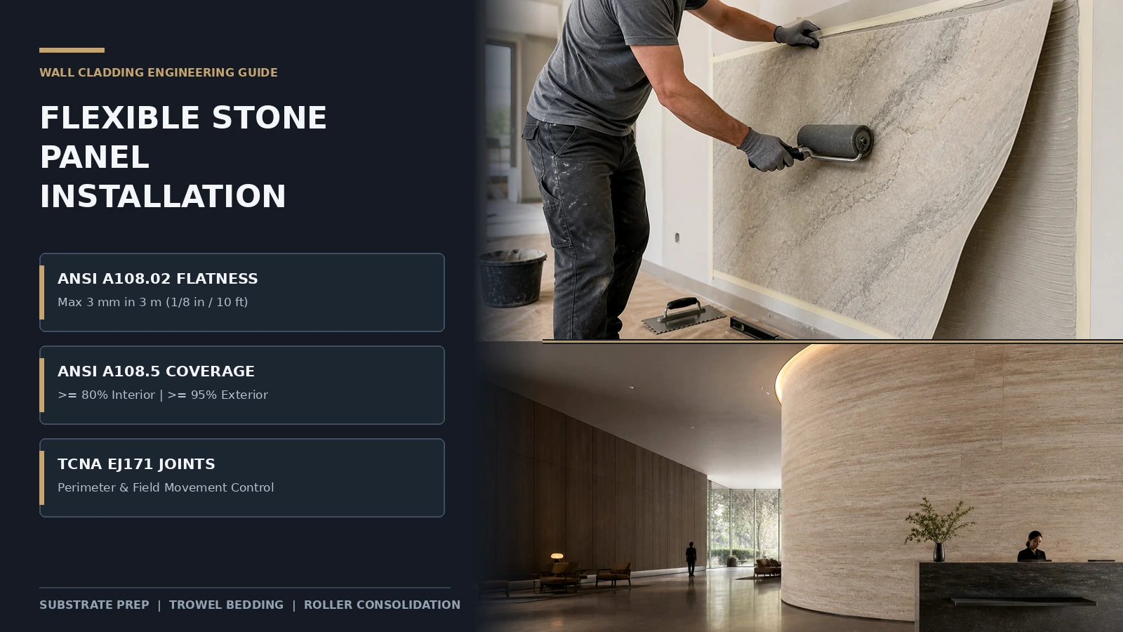 How to Install Flexible Stone Panels